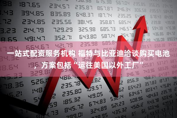 一站式配资服务机构 福特与比亚迪洽谈购买电池,方案包括“运往美国以外工厂”